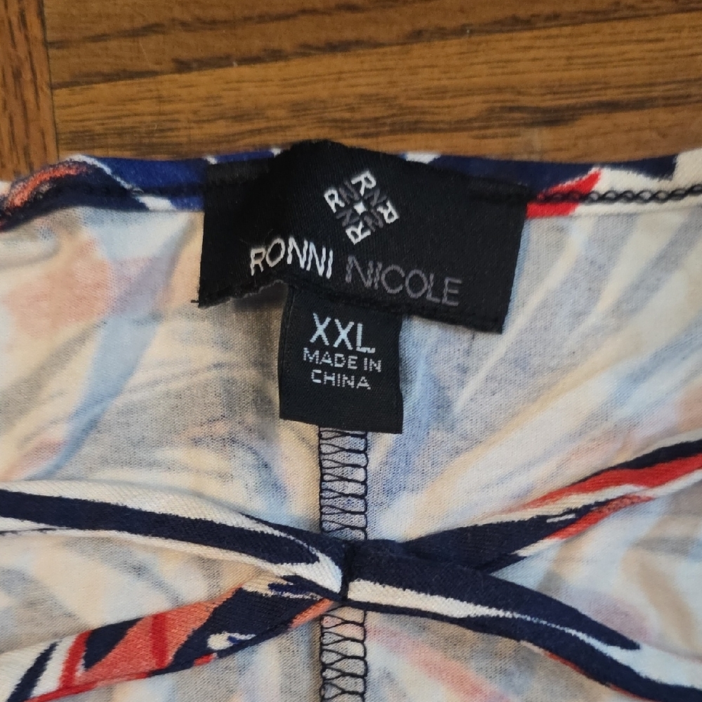 Ronni Nicole Tropical Print Dress - Picture 2 of 4